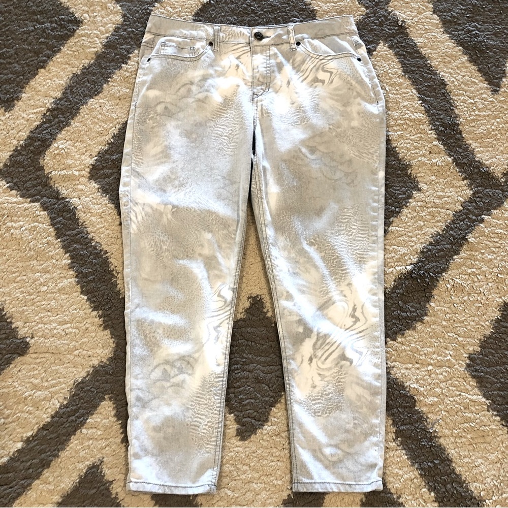 BEAU DAWSON SZ 14 light gray’s JEANS Ankle